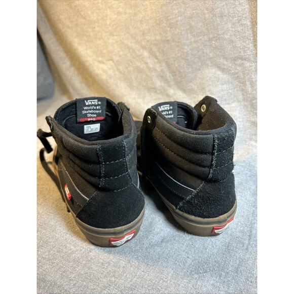 VANS Black And Gum Rubber PRO CLASSICS UltraCush Shoes OFF THE WALL M 10.5 - Picture 4 of 7